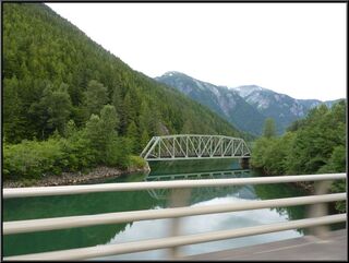 Train bridge on the road to Prince Rupert