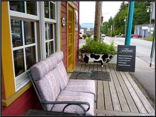 A cow tub planter