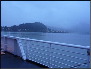 Wrangell at dusk