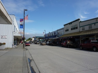 Quiet downtown Petersburg