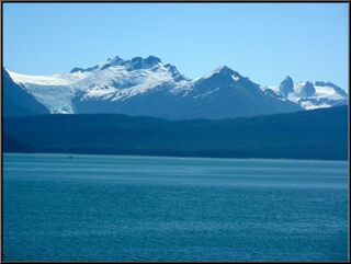 Glaciers on the way out of town