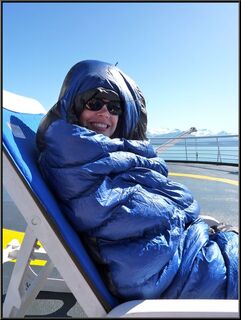 Theresa, happy to be on deck. She'll come out of her cocoon eventually