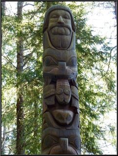 A cool totem with an unusual top