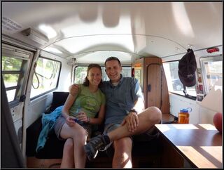 Our buddies in the back of the bus