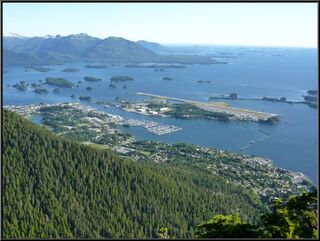 The view of Sitka he had