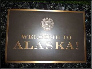 Alaska welcomes us...