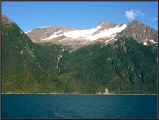 Waterfalls off the icefield