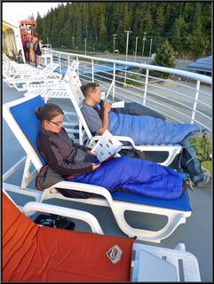 At Haines it was time to pull out the bags