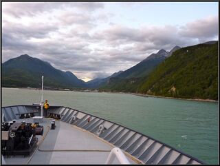 Skagway on the horizon
