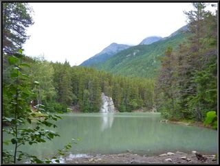 Lower Dewey Lake in the evening