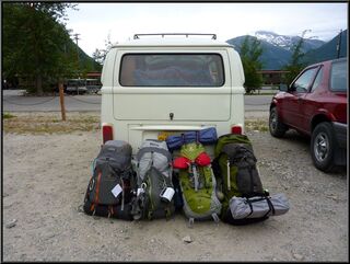 What we will swap the bus for the next five days. Seems odd to Brian