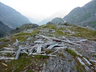Looking down the valley from the Scales