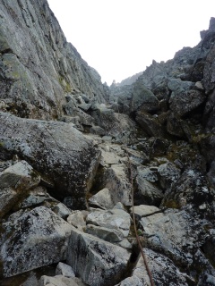 Just past the second false summit