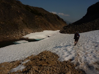 One last snow patch