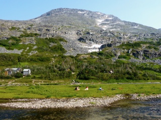 An afternoon laying on the island below happy camp