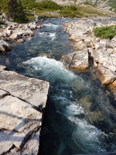 The river between Long and Deep Lakes