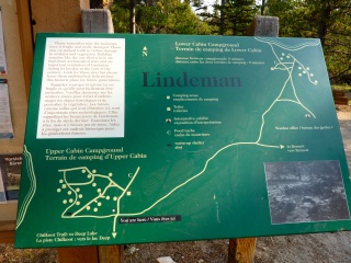 Lindeman City campground, we went right