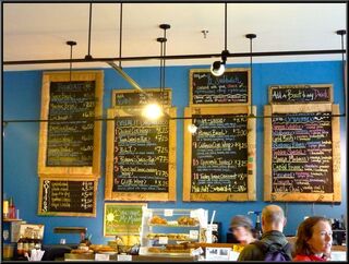 The menu was pleasantly devoid of Cliff or Power Bars