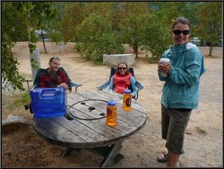 Resting up before an easy five miler to the Gold Rush Cemetery