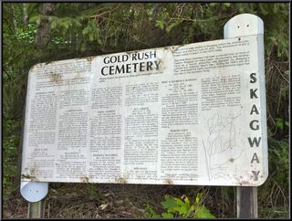 The Gold Rush Cemetery, in use from the late 1890's to the 1940's
