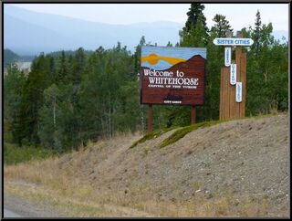 Whitehorse welcomes us around 9:00