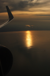 Lake Michigan in the evening.