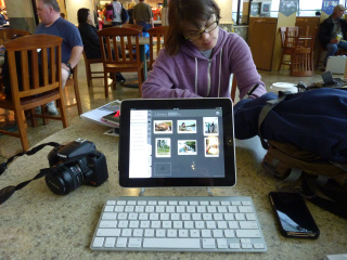 Brian has no computer on this trip. Kind of.