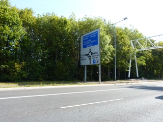 Roundabouts. A zillion of them.