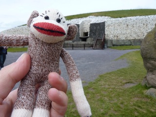 Hey. Sock monkey in Ireland!