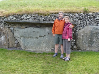 Todd, Cori and the same rock.
