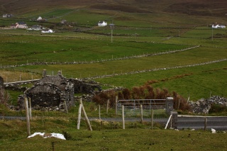 Beautiful countryside and a lot of stone fences.