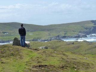 Brian, taking in the country side.