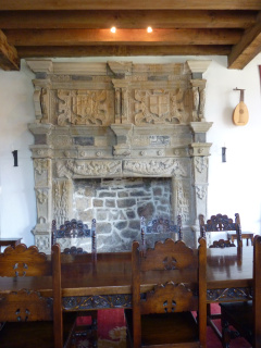 This castle comes staged with furniture.