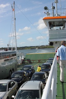 The car ferry to the Dingle Peninsula.
