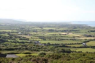 Countryside on the road to Dingle Town.