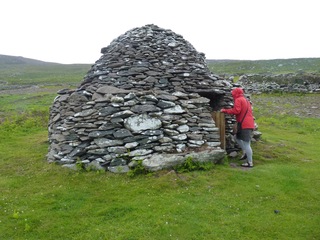 Monastic beehive houses.