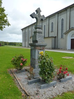 The memorial at the church of Coris ancestors.