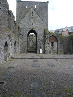 Inside the castle on the Rock of Cashel.