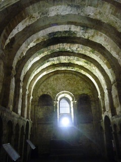 Theresas first barrel vault in person.
