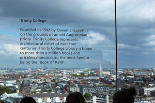 From the Zero Gravity bar, a 360 degree view of Dublin.