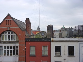 The view from our penthouse, way too early in the morning.