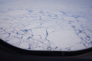 Ice pack in the Arctic Ocean.