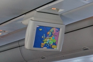 Descending on Frankfurt.