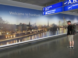 Frankfurt welcomes us.