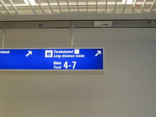 This-a-way to the start of our Eurail journey.