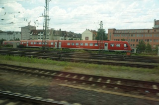 A regional train in Nurnberg