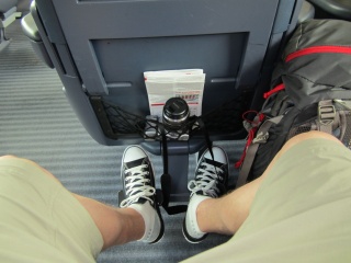 Feet and legroom.