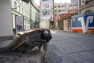 A giant man eating cat fish.