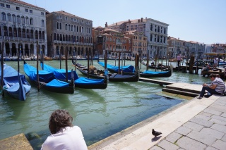 Gondola parking lot.