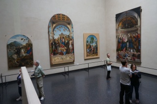 Much of the art was from the 1400 and 1500s.